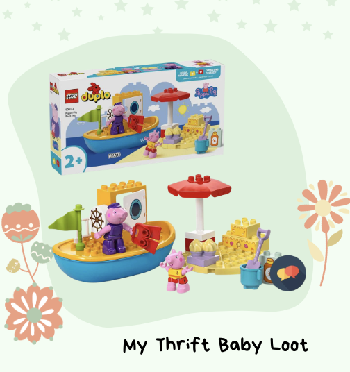 NEW Lego duplo peppa pig boat trip play set